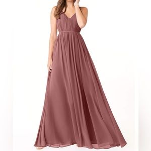 Elegant Mauve Evening Gown